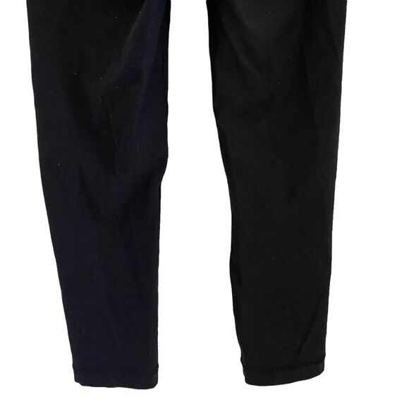 Lululemon 4 Leggings Cropped Black Colorful Waistband Workout - Picture 8 of 10